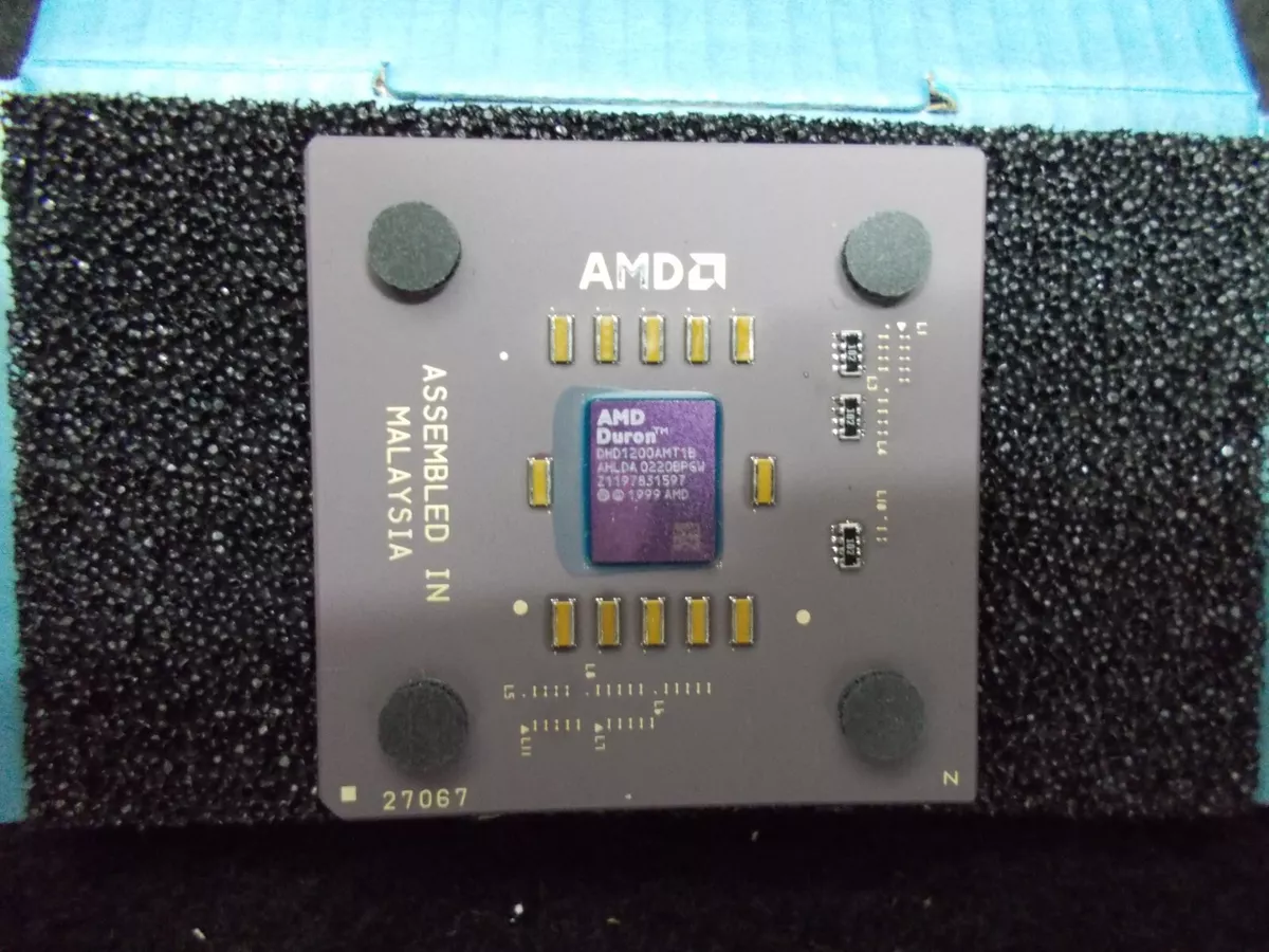 AMD Duron 1200 64KB 200MHz DHD1200AMT1B Socket A 462 CPU Morgan