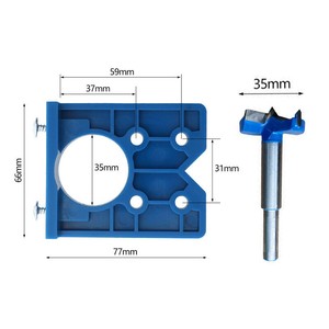 1set 35mm ABS Concealed Hinge Hole Jig Kitchen Cabinet Door With Drill Bit Kit | eBay