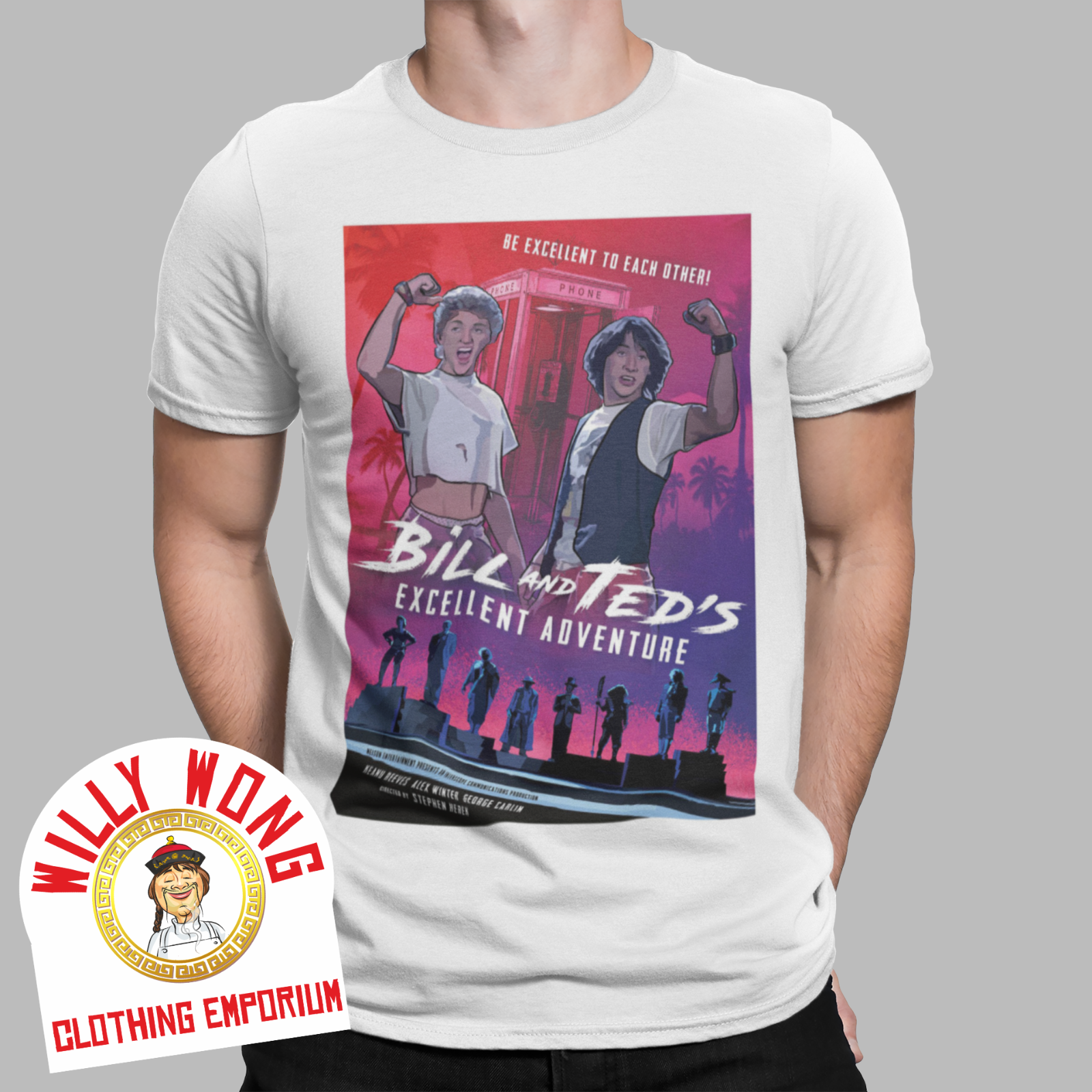 ALTRA Maglietta Bill & Ted Be Excellent To Each Other Wyld Stayllns Retro Keanu