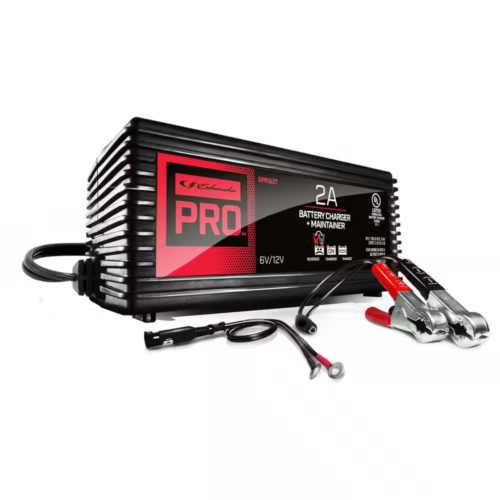 2 Amp Automotive Battery Charger, and Maintainer, with Auto Voltage Detection