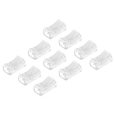 LED Strip Connector 4 Pin 8mm LED Connectors for Strip Lights Pack of 10