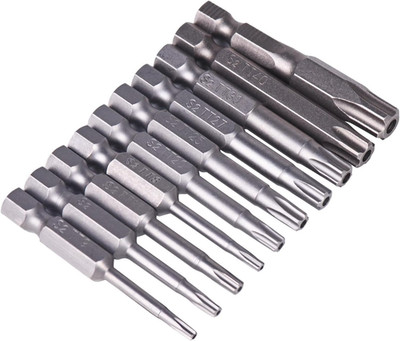 Torx Bit Set 50mm für Elektro- & Heimwerker Schrauben, robustes S2 Stahl