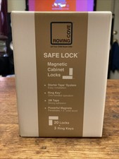20 Magnetic Cabinet Locks, Child Proof Safety Door Drawer Kitchen. 3 keys