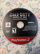 CALL OF DUTY: WORLD AT WAR- FINAL FRONTS game disc - Sony Playstation 2 PS2