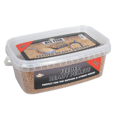 Dynamite Baits Big Fish Fishing Feeder Ready Pellets Krill 2mm 1.2kg Tub DY1891