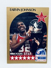 EARVIN MAGIC JOHNSON 1990-91 HOOPS ALL-Star # 18 Los Angeles Lakers HOF