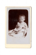 CDV Foto Kleinkind / Baby - Frankfurt Main 1900er