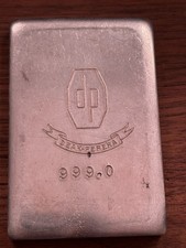 Rare Vintage Deak-Perera 10 oz .999 Fine Silver Bar