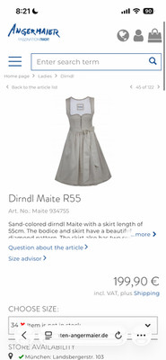 Angermaier Dirndl - Authentic!