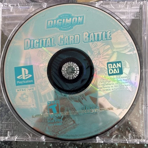 Digimon Card Battle Sony PlayStation PS1 Video Game Tested Working DISC ONLY