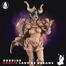 Exotic Kobold DnD Bite the bullet DnD Miniature D&D RPG Mini 3D Printed