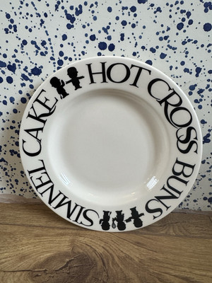Emma Bridgewater Homepride Hot Cross Brötchen Simnel Kuchen 8,5'' Teller Ostern