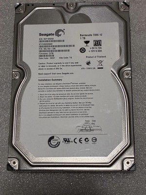 Seagate Barracuda ST31000528AS 1TB 3.5  SATA 7200RPM HDD