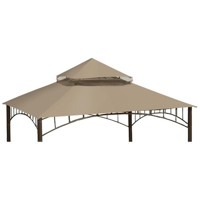 Waterproof Replacement Canopy for Madaga Gazebo Model L-GZ136PST - Beige1