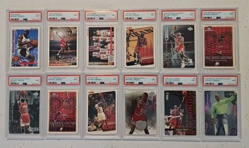 Lot of (12) Michael Jordan PSA 9 Graded Cards All Different 1991-1999 Mint #2