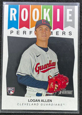 2023 Topps Heritage High Number Logan Allen Rookie Performers #RP-5
