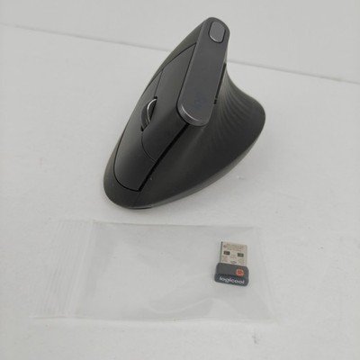 Logitech MX Vertical Wireless Mouse Ergonomic Rechargeable Mouse W USB Dongle 