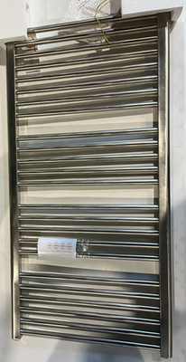 Myson ECOCH126BN Electric Towel Warmer Wall Mounted BRUSHED NICKEL 24'' x 48'' NEW