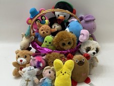 Lot of 46 Vintage Miniature Teddy Bear, Plush Stuffed Animals