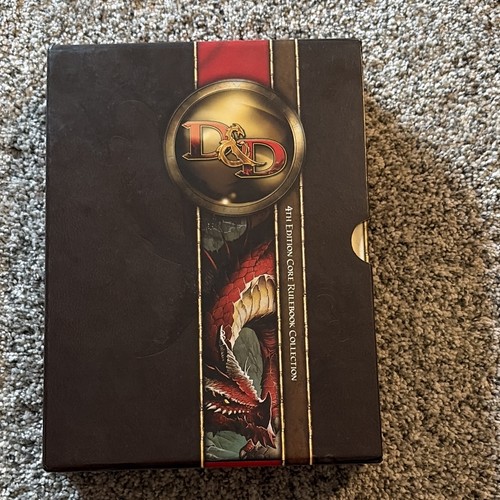 Dungeons & Dragons 4th Edition 3-Book Core Rulebook Slipcase Gift Set 2008