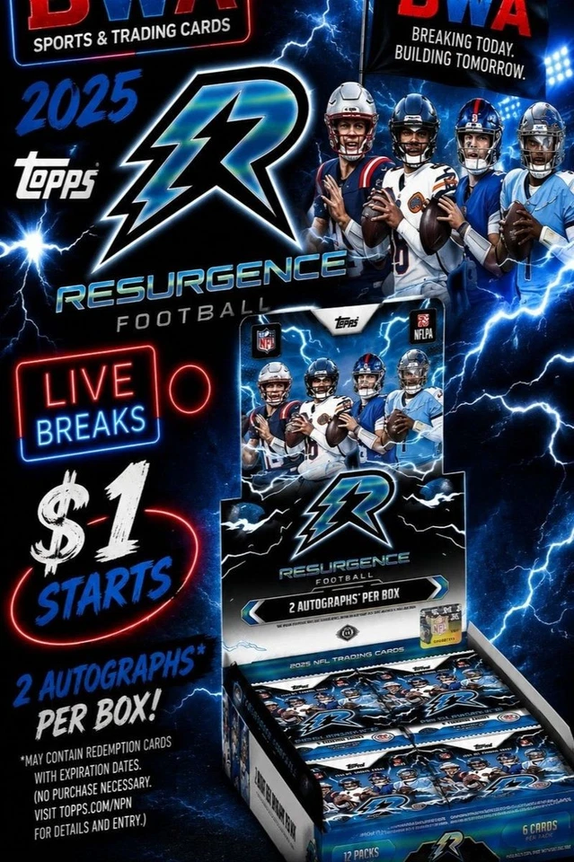 TOPPS RESURGENCE FOOTBALL W/ STASH