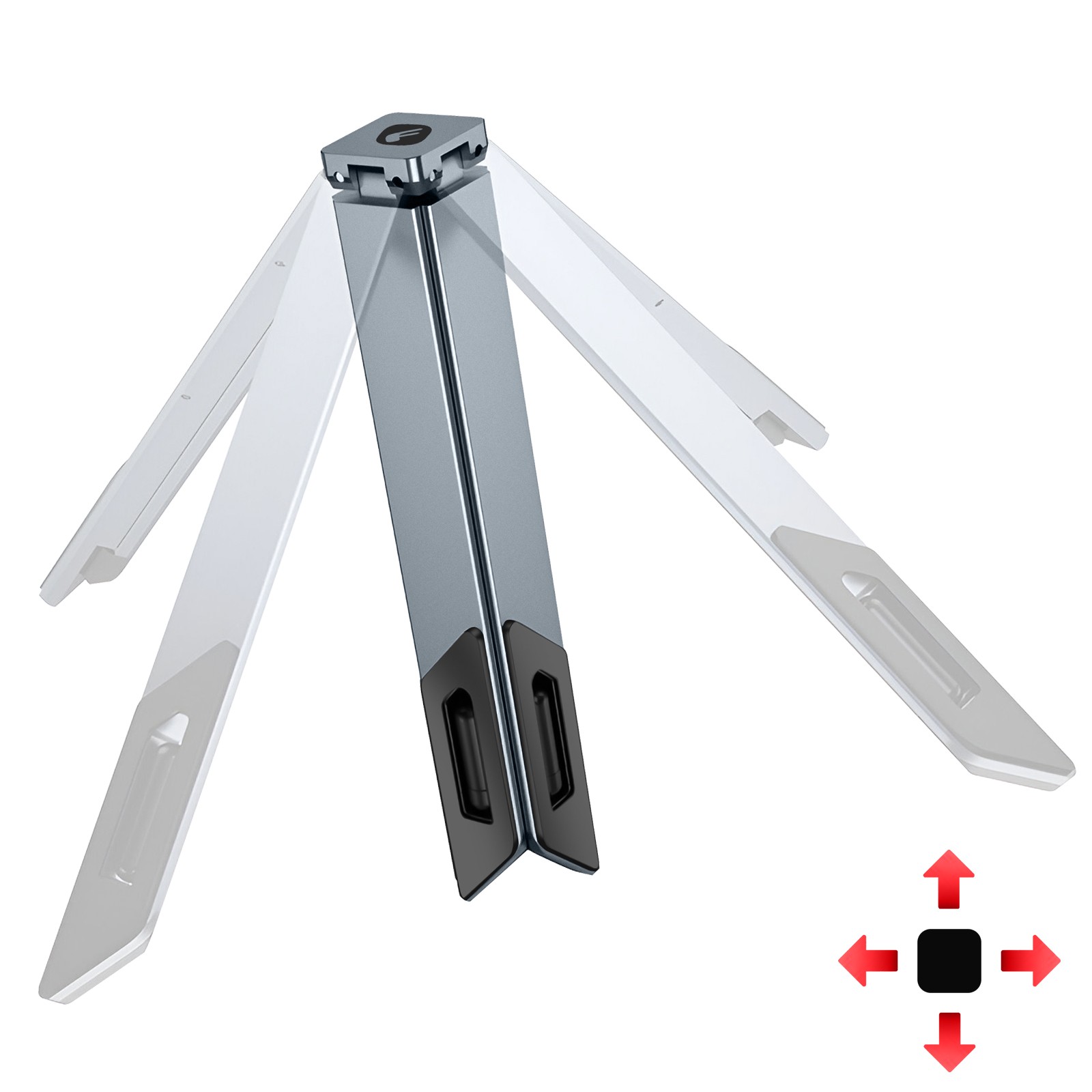 Support ordinateur portable Forcell Fold Stand X Pro pour télétravail nomade - 4
