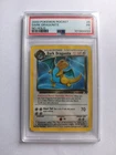 Dark Dragonite No Holo ERROR Nintendo Pokemon  PSA 1  Misprint