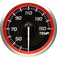 Defi Racer Gauge N2 52mm Temperature Gauge 150c Red Df19302
