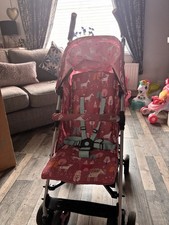 Cosatto Supa 3 Pushchair Pink Unicorn CT4285 5-Point Harness Rain Cover