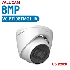 Valucam 4K 8MP POE IP Camera MIC Human Vehicle Detection Night Vision IR outdoor