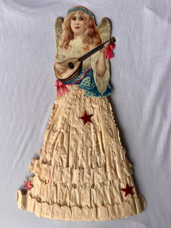Antique Victorian Angel ornament