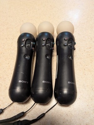 Sony PlayStation Motion Controller 3 Pack CECH-ZCM1U PS3 Untested