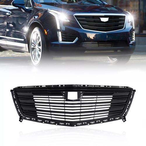 Front Upper Bumper Grille Grill Assembly For 2017-2023 Cadillac XT5 ...