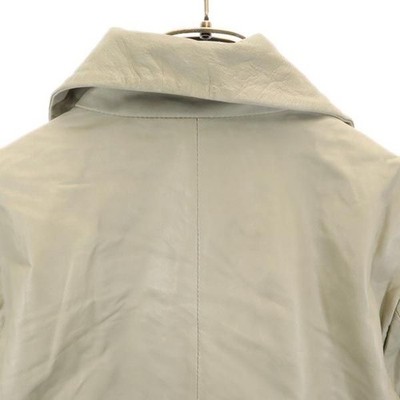 EKAM Sheepskin leather jacket L Light gray Sheep leather Women | eBay