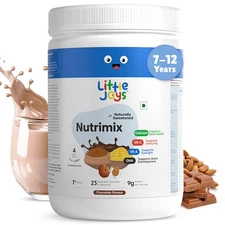 Little Joys Chocolate Nutrimix 7+ - 9g Protein, 23 Vitamins - 350g Drink Mix