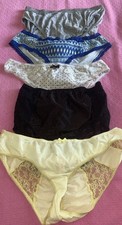 Vintage lote 5 panties PINK Victoria's Secret  498