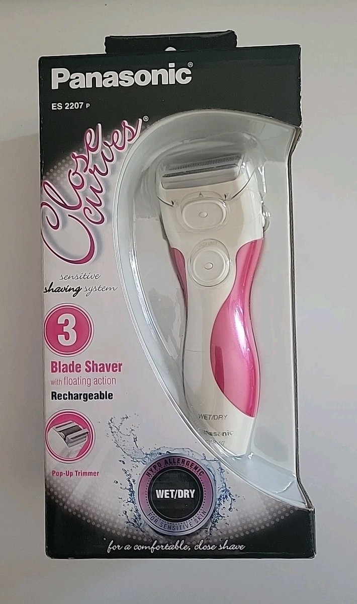 Panasonic ES2207P Wet/Dry 3-Blade Women's Electric Shaver with Pop