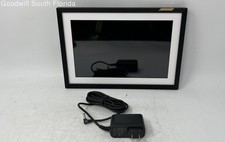 Nixplay W10P Black Digital Picture Frame With Adapter In Box Not Tested