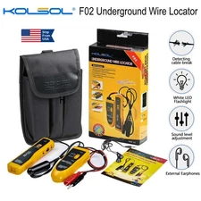 KOLSOL F02 Underground Cable Locator Wire Tracer Cable Tester Dog Fence Cable US