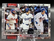 Topps 2026 Series One Insert 2025 NL Home Runs Leaders #84 Schwarber Ohtani Soto