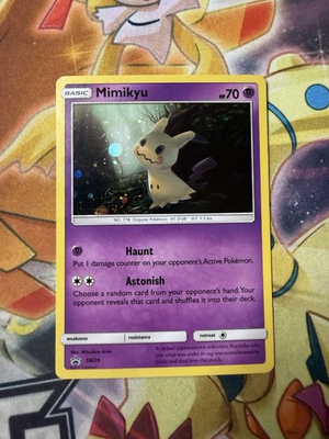 #ad #ad Mimikyu Promo Black Start SM29 Pokemon Card NM $12.99
