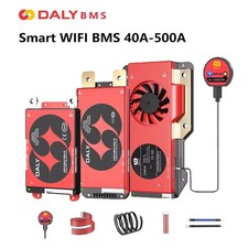 Daly Wifi BMS 4S-20S 12V-72V Li-ion LiFePo4 40A-500A Smart BMS w/ BT Module Lot