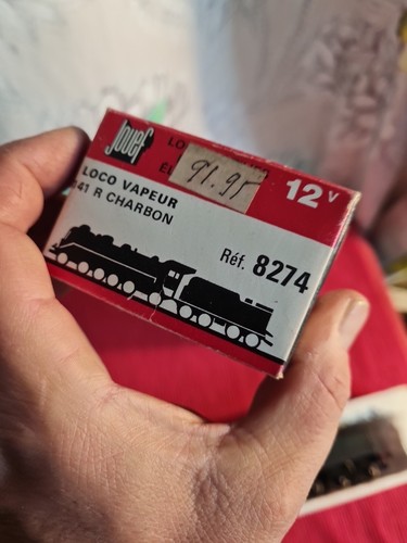 Locomotive Motrice Electric Jouef HO LOCO VAPEUR 141R CHARBON Réf 8275 NEVERS - Imagen 7 de 7
