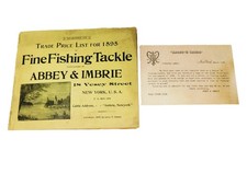 Vintage 1895 Abbey & Imbrie Fishing Tackle Catalog - CC299