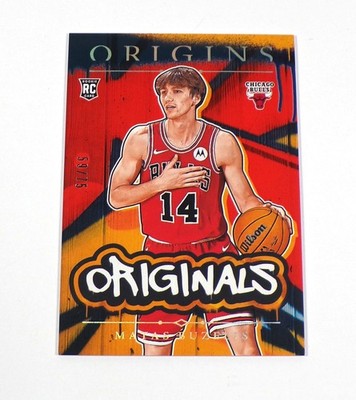 2024-25 Panini Origins Matas Buzelis Rookie Originals Red #3 /75 Bulls