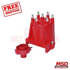 Msd Distributor Cap And Rotor Kit Fits Pontiac Grand Prix 1986-1987