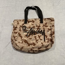 A Bathing Ape BAPE x STUSSY Camo Tote Bag November 2013 Mag Free Gift