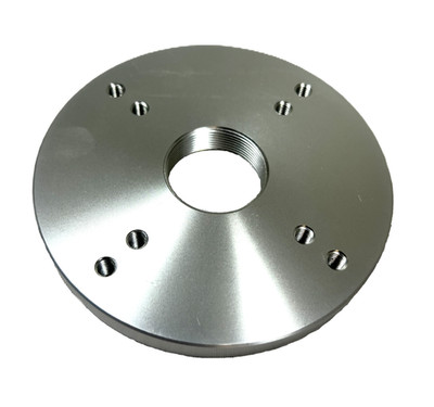 1-3/8'' Screw-On Adapter Aluminum Plate For 1'' Bolt-On Horn Flare w/ M6 Screw