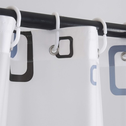 SAIMAZ Shower Curtain Waterproof Anti-Mould with 12 Hooks – Extra Long 180x180cm - Picture 144 of 144