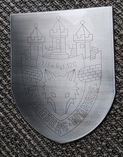 Tabliczka herbowa, Bundeswehra, herb, militaria, armia, teledetektor, RFN, pułk